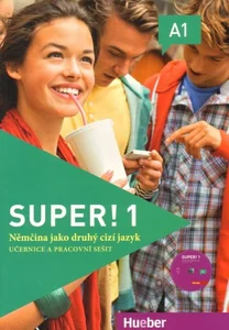 SUPER! 1 němčina jako druhý cizí jazyk Učebnice a pracovní sešit s CD /Super ! 1 KB+AB+CD z AB Tschechisch SLEVA