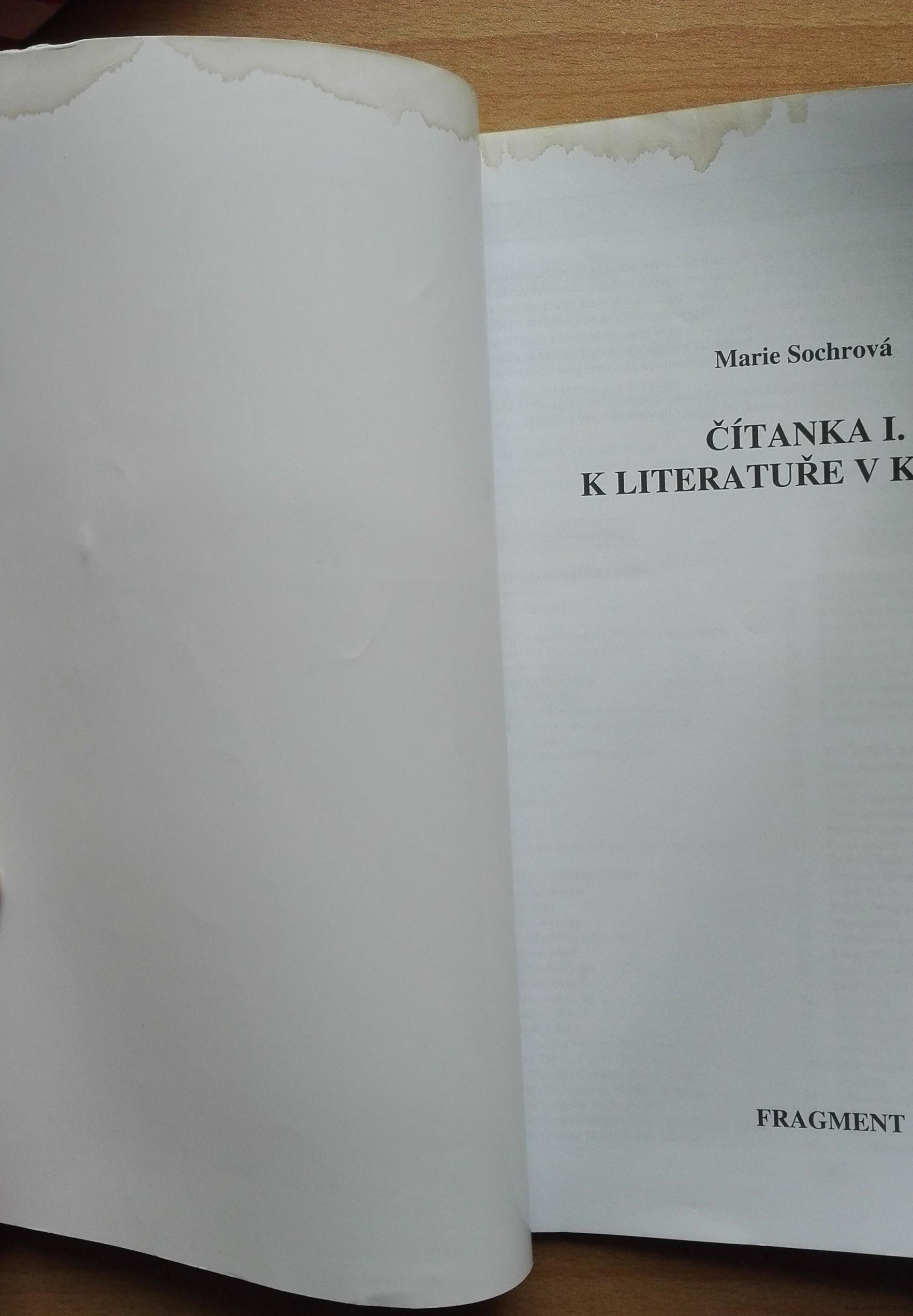 Čítanka I. v kostce; Sochrová starší vydání SLEVA 2