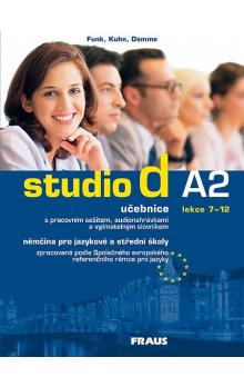 Němčina Studio d A2 lekce 7-12 učebnice se slovníčkem bez CD
