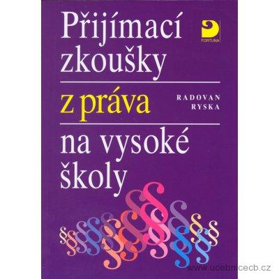Přijímací zkoušky z práva na vysoké školy