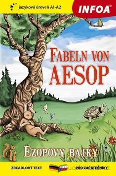 Ezopovy bajky / Fabeln von Aesop - Zrcadlová četba (A1-A2)dvojjazyčná kniha pro začátečníky - němčina