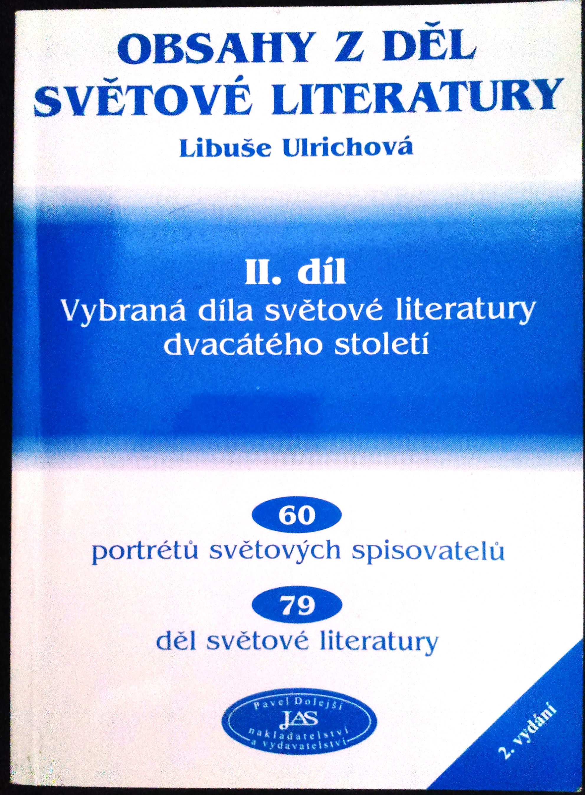 Obsahy z děl světové  literatury II.díl  2.vydání