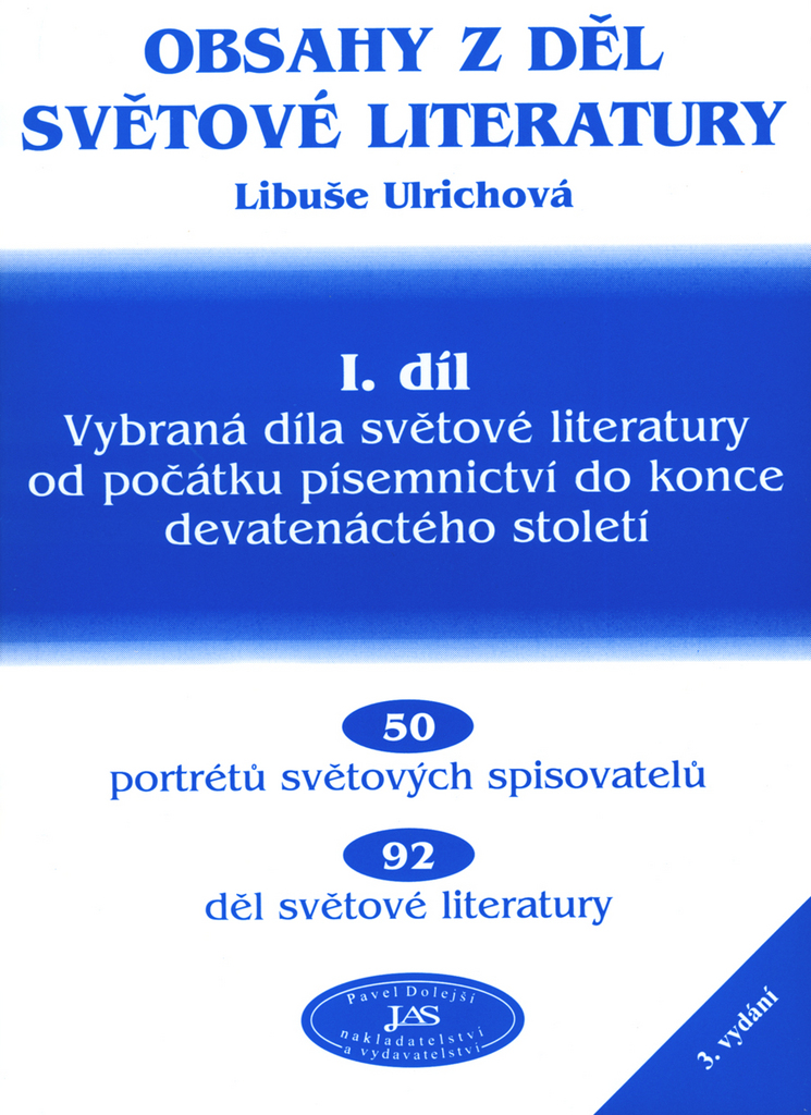 Obsahy z děl světové literatury I.díl 4.vydání