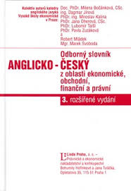 Odborný slovník anglicko - český z oblasti ekonomické, finanční a právní