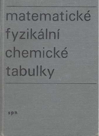 Matematické, fyzikální a chemické tabulky pro střední školy