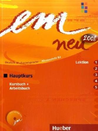 EM neu hauptkurs /Kursbuch + Arbeitsbuch (Lektion 1-5) bez CD