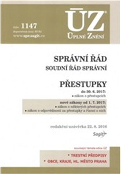 ÚZ č. 1147 Správní řád, Přestupky