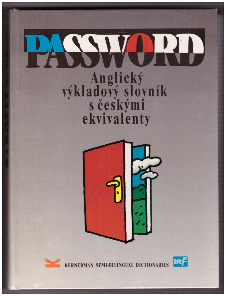 Password anglický výkladový slovník s českými ekvivalenty