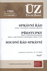ÚZ 1394 Správní řád, Soudní řád správní, Přestupky