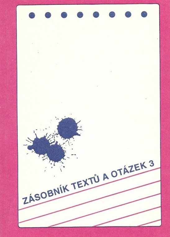 Zásobník textů a otázek 3 alternativní učebnice pro 3. ročník středních škol / Věra Martinková