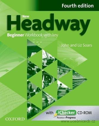 New Headway Fourth edition Beginner Workbook with key + CD rom