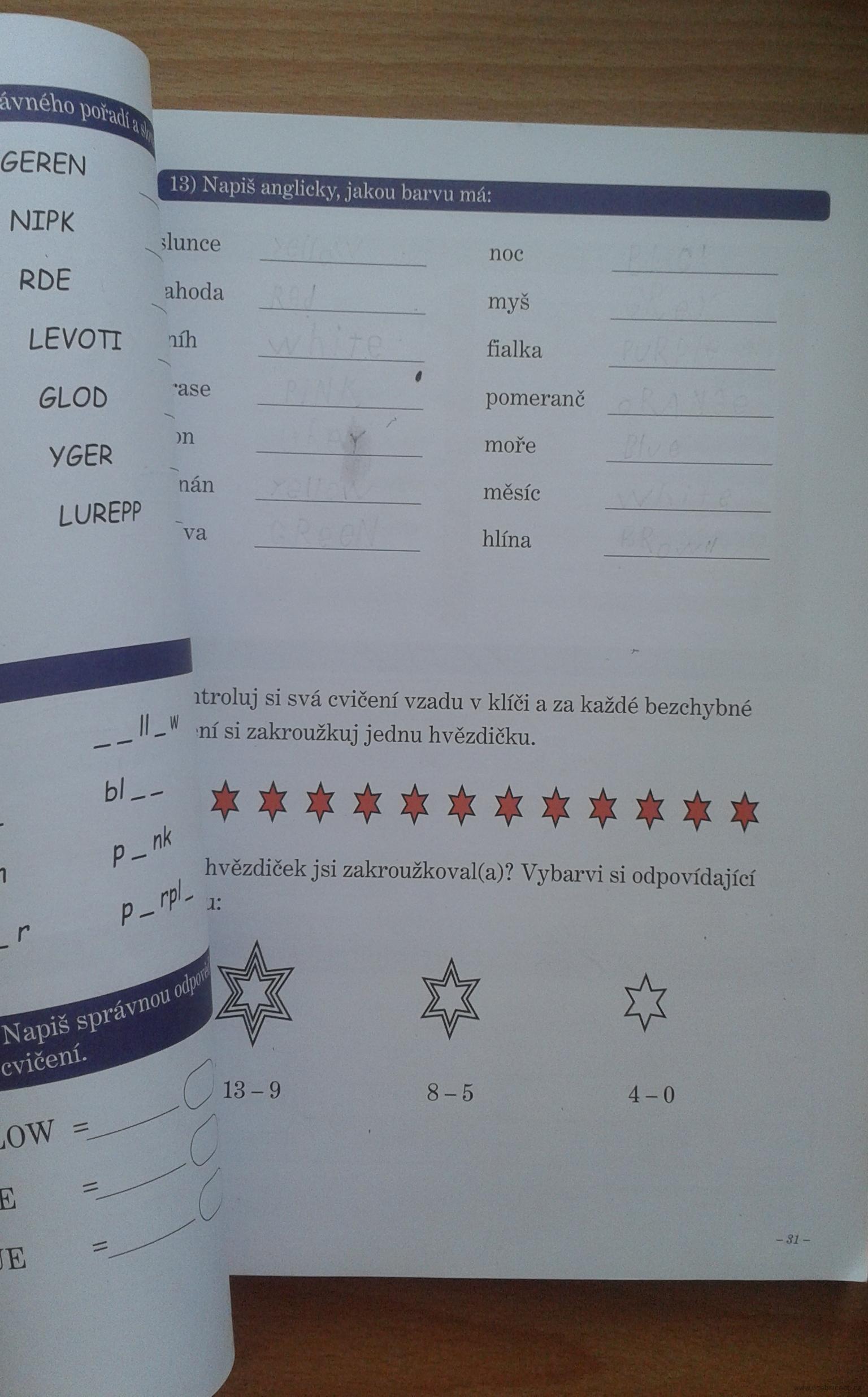 Angličtina pro děti - zábavná cvičebnice