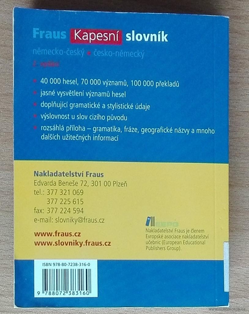 Německo-český, česko-německý kapesní slovník